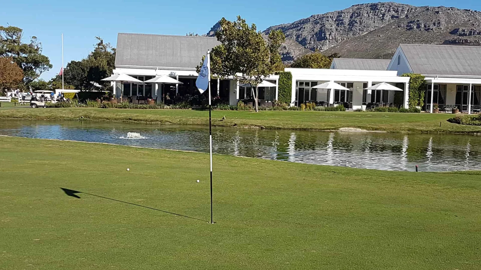 Cadre de golf en Afrique du Sud